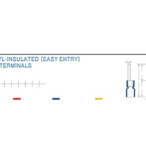 Pin Terminals — dimensioned outline drawing