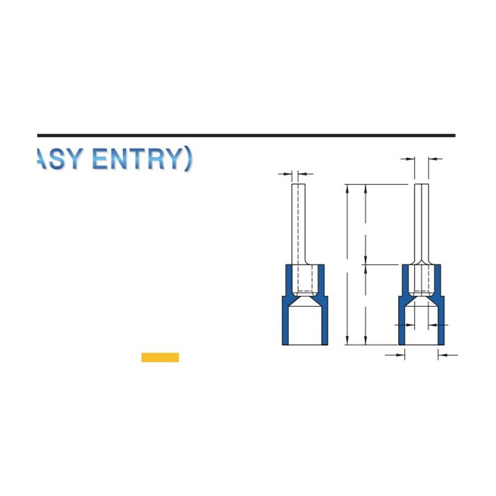 MR-PTVY Series — Pin Terminals (Vinyl-insulated (moulded easy entry))