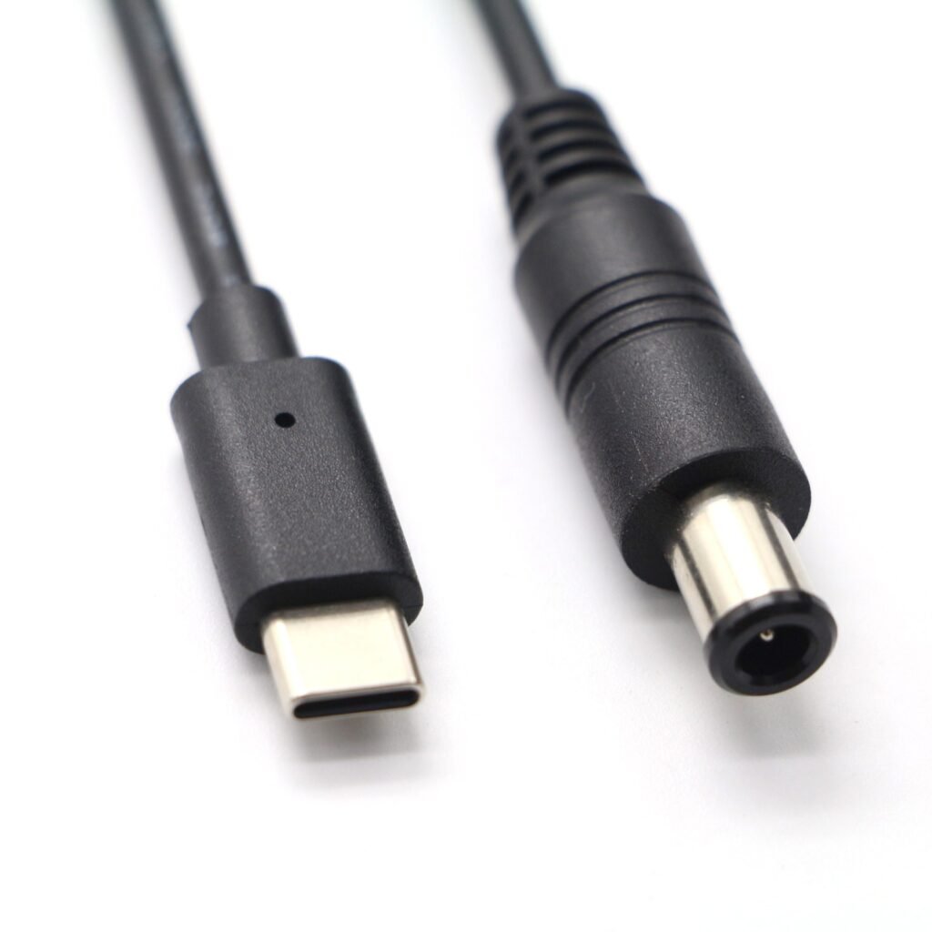 Step Up/Down Cable PD USB Type-C to DC 7.0x1.0mm 5.5x2.1mm 5V 9V 12V 15V 20V - MR-PWR-01