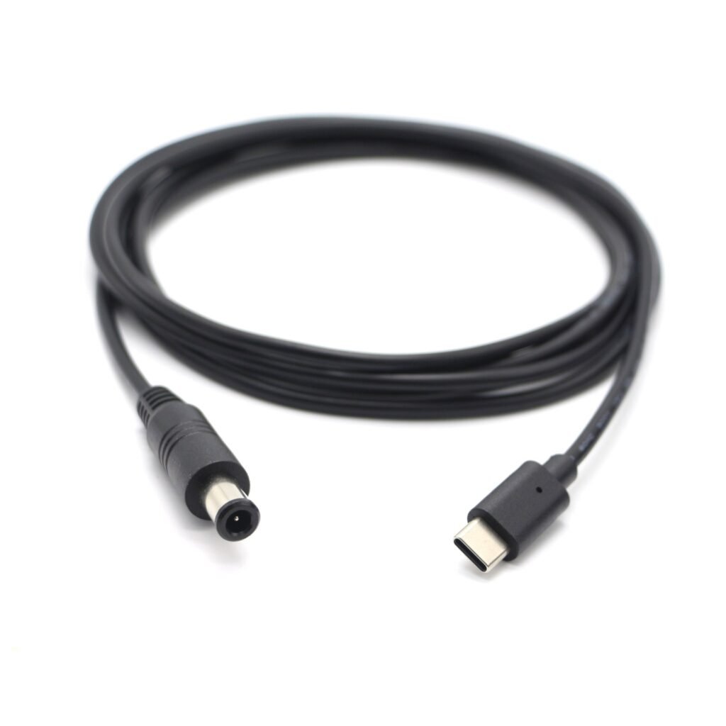 Step Up/Down Cable PD USB Type-C to DC 7.0x1.0mm 5.5x2.1mm 5V 9V 12V 15V 20V - MR-PWR-01