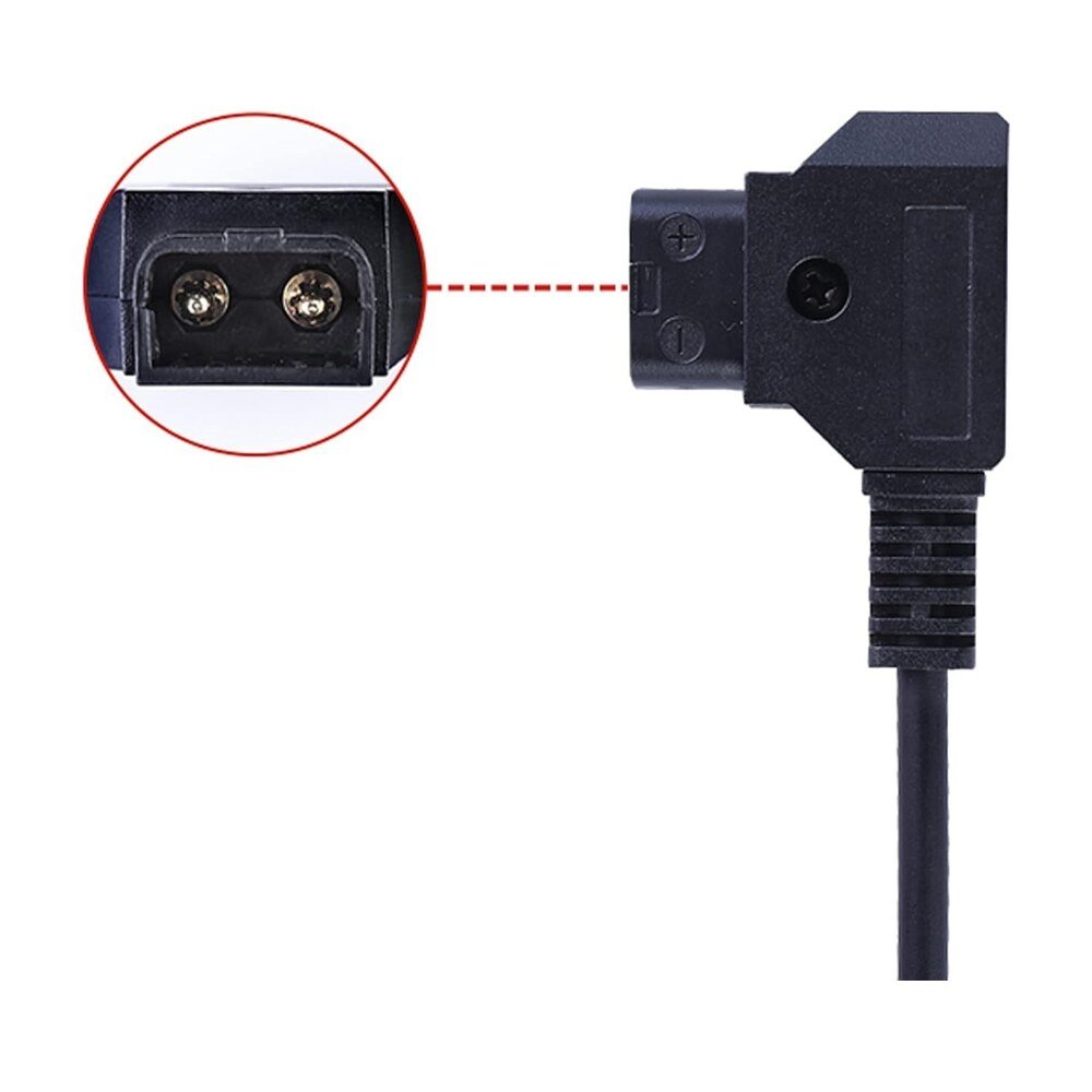 D-Tap to Locking DC 5.5 x 2.5mm Monitor Power Cable - MR-PWR-03