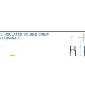 Ring Terminals — dimensioned outline drawing
