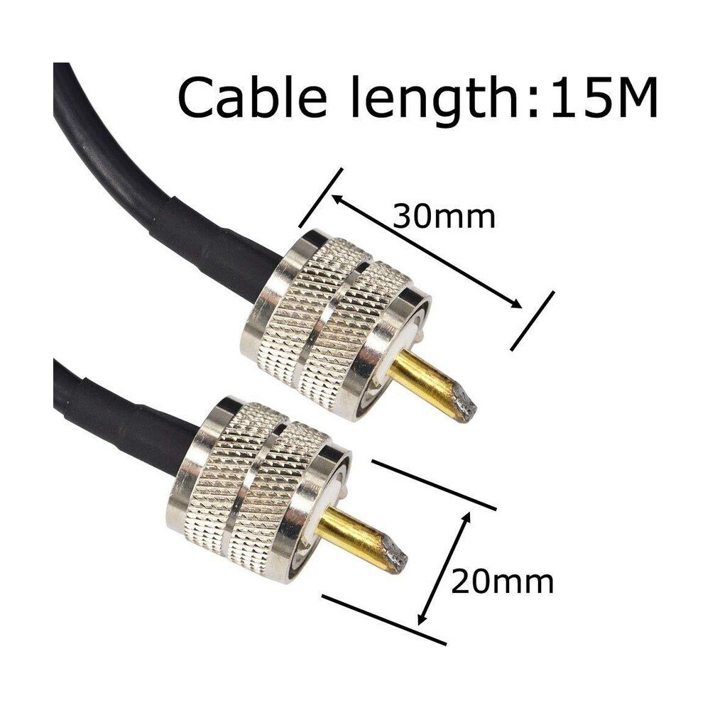 RG316 Low Loss 50 Ohm Coaxial Cable, UHF, N-Male and SMA-Male - MR-RF-04