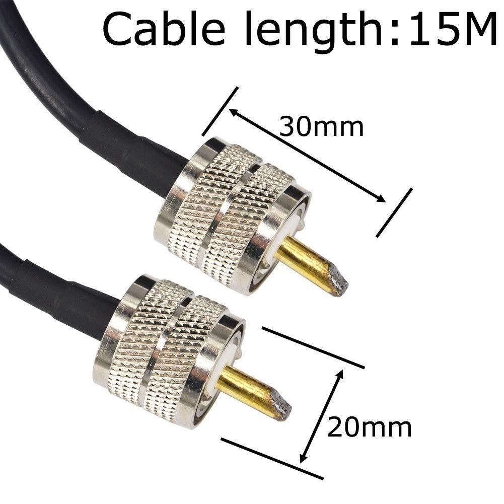RG316 Low Loss 50 Ohm Coaxial Cable, UHF, N-Male and SMA-Male - MR-RF-04
