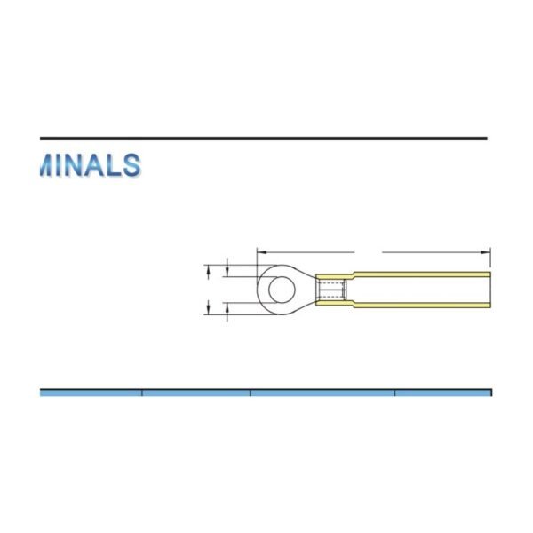 MR-RHB Series — Ring Terminals (Heat-shrinkable, waterproof, brazed seam)
