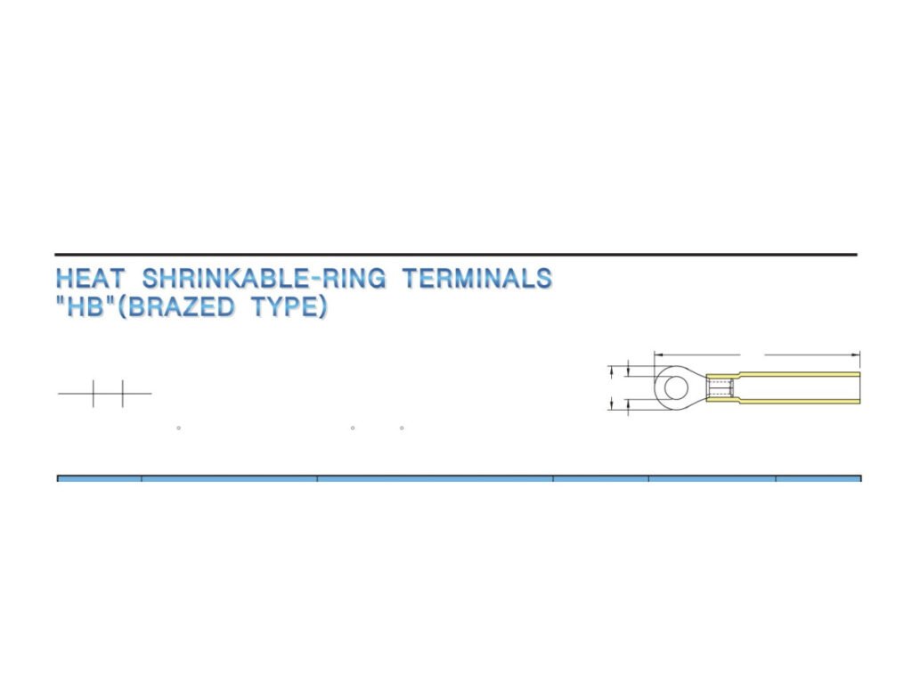 MR-RHB Series — Ring Terminals (Heat-shrinkable, waterproof, brazed seam)