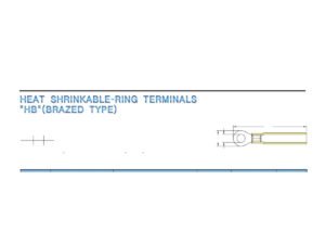 MR-RHB Series — Ring Terminals (Heat-shrinkable, waterproof, brazed seam)