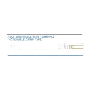 Ring Terminals — dimensioned outline drawing