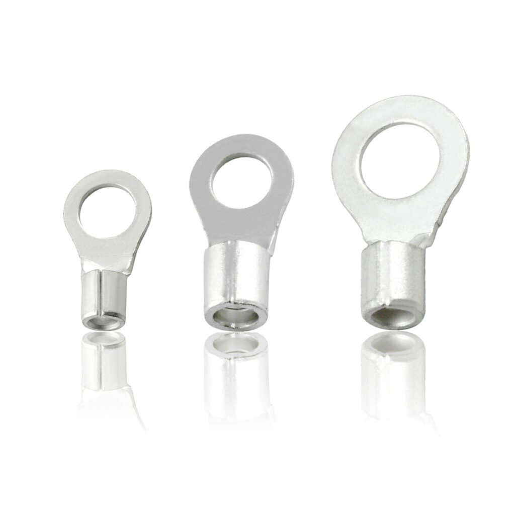 MR-RN Series — Ring Terminals (Non-insulated, butted seam)