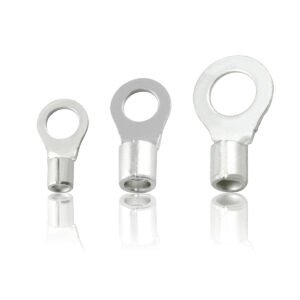 MR-RNBL Series — Ring Terminals (Non-insulated, brazed seam, long tongue)
