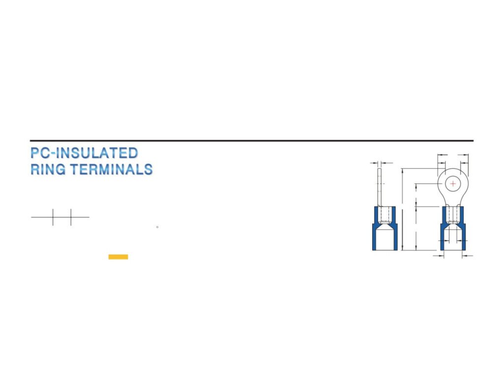 MR-RNI Series — Ring Terminals (PC-insulated (moulded))