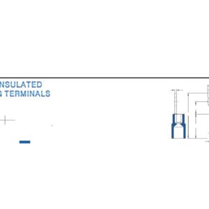 Ring Terminals — dimensioned outline drawing