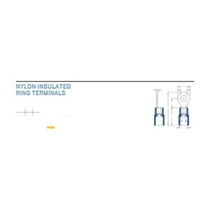 Ring Terminals — dimensioned outline drawing