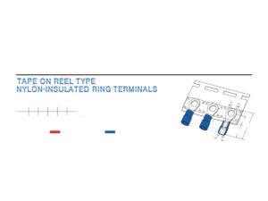 Ring Terminals — dimensioned outline drawing