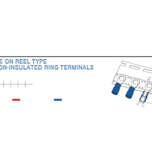 Ring Terminals — dimensioned outline drawing