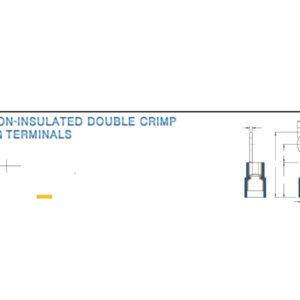 Ring Terminals — dimensioned outline drawing
