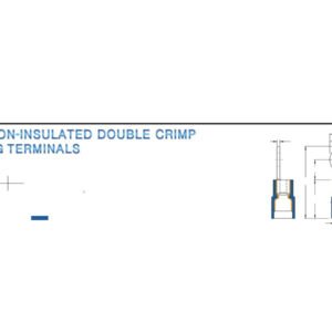 Ring Terminals — dimensioned outline drawing