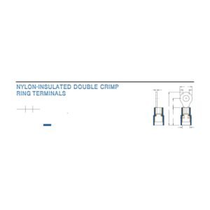 Ring Terminals — dimensioned outline drawing