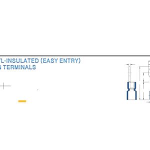 Ring Terminals — dimensioned outline drawing