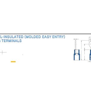 Ring Terminals — dimensioned outline drawing