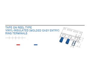 Ring Terminals — dimensioned outline drawing