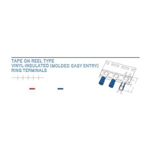 Ring Terminals — dimensioned outline drawing