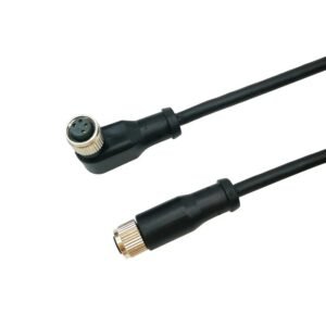 M8 4-Pin Right-Angle Female to Female Sensor Cordset IP68 - MR-SC-02
