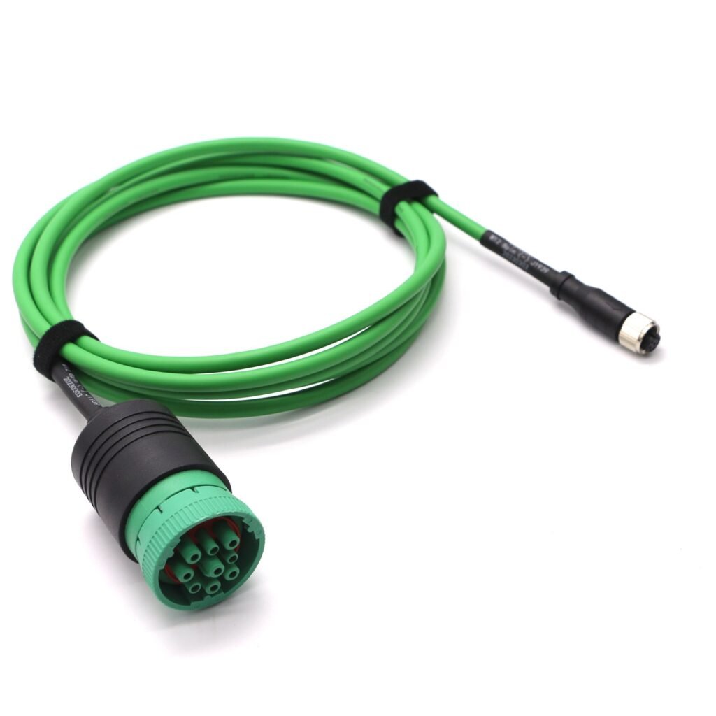Deutsch 9-Pin Male to M12 8-Pin A-Coded Female Sensor Cable - MR-SC-04