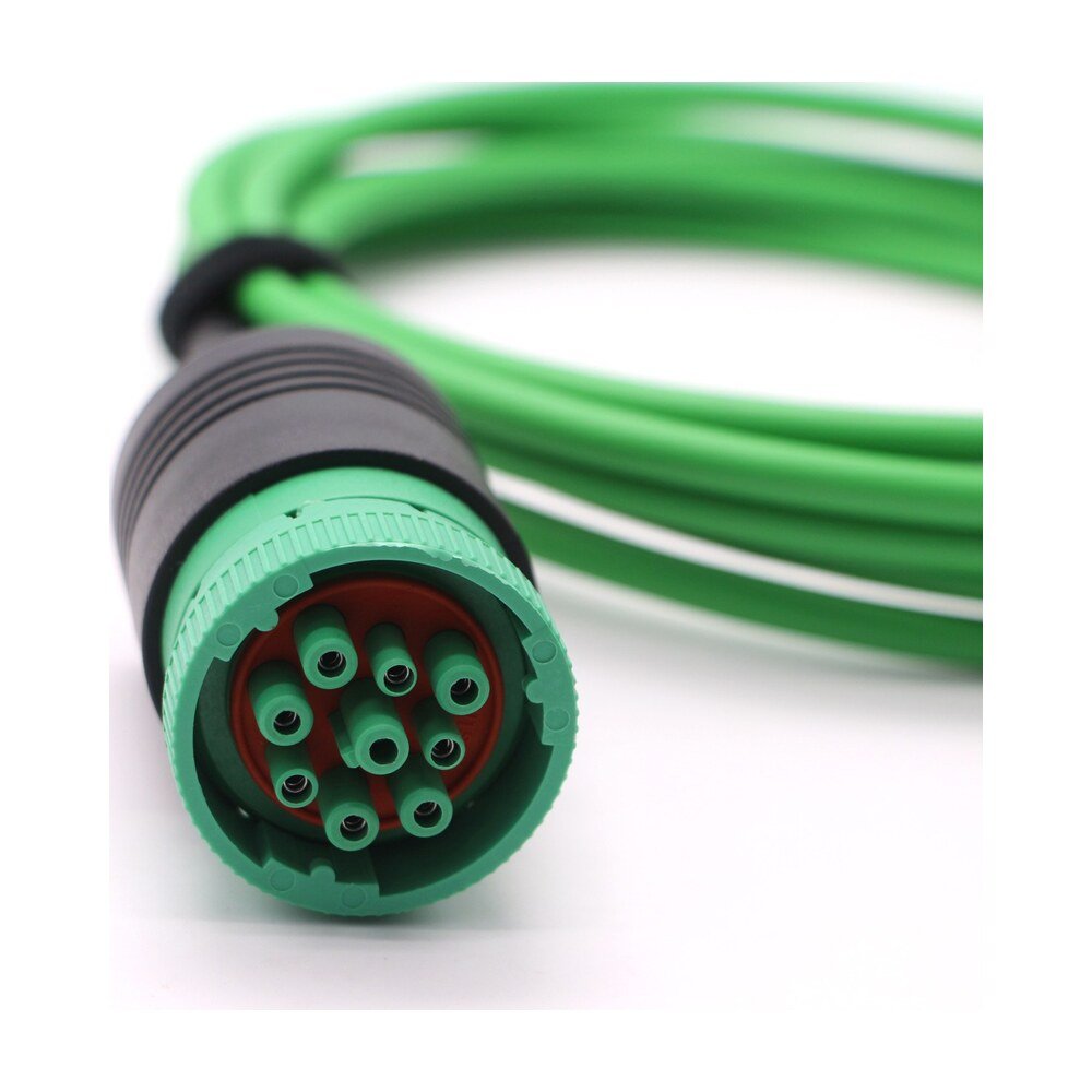 Deutsch 9-Pin Male to M12 8-Pin A-Coded Female Sensor Cable - MR-SC-04