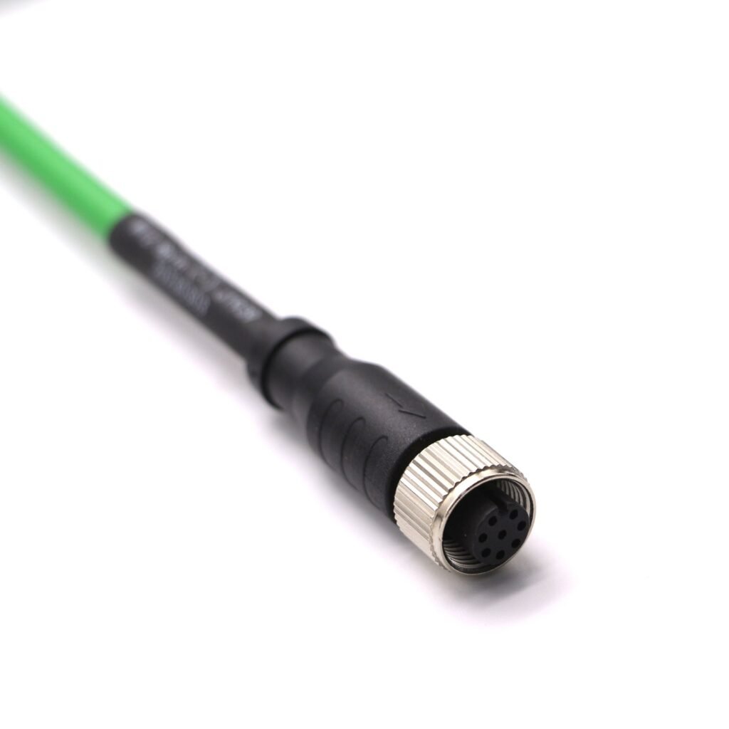 Deutsch 9-Pin Male to M12 8-Pin A-Coded Female Sensor Cable - MR-SC-04
