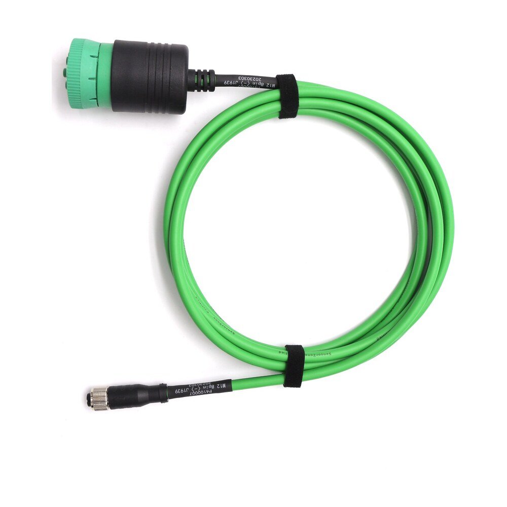Deutsch 9-Pin Male to M12 8-Pin A-Coded Female Sensor Cable - MR-SC-04