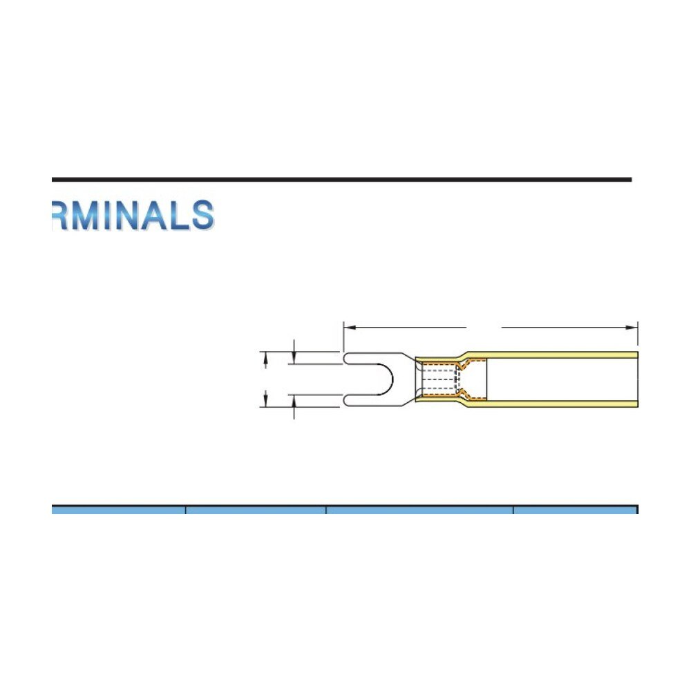MR-SHD Series — Spade Terminals (Heat-shrinkable, waterproof, double crimp)
