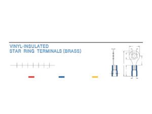 Electrical Terminals — dimensioned outline drawing