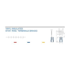 Electrical Terminals — dimensioned outline drawing