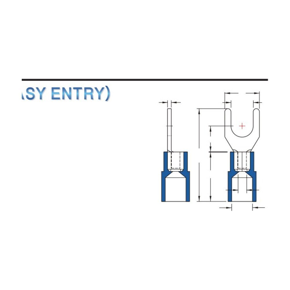 MR-SVY Series — Spade Terminals (Vinyl-insulated (moulded easy entry))