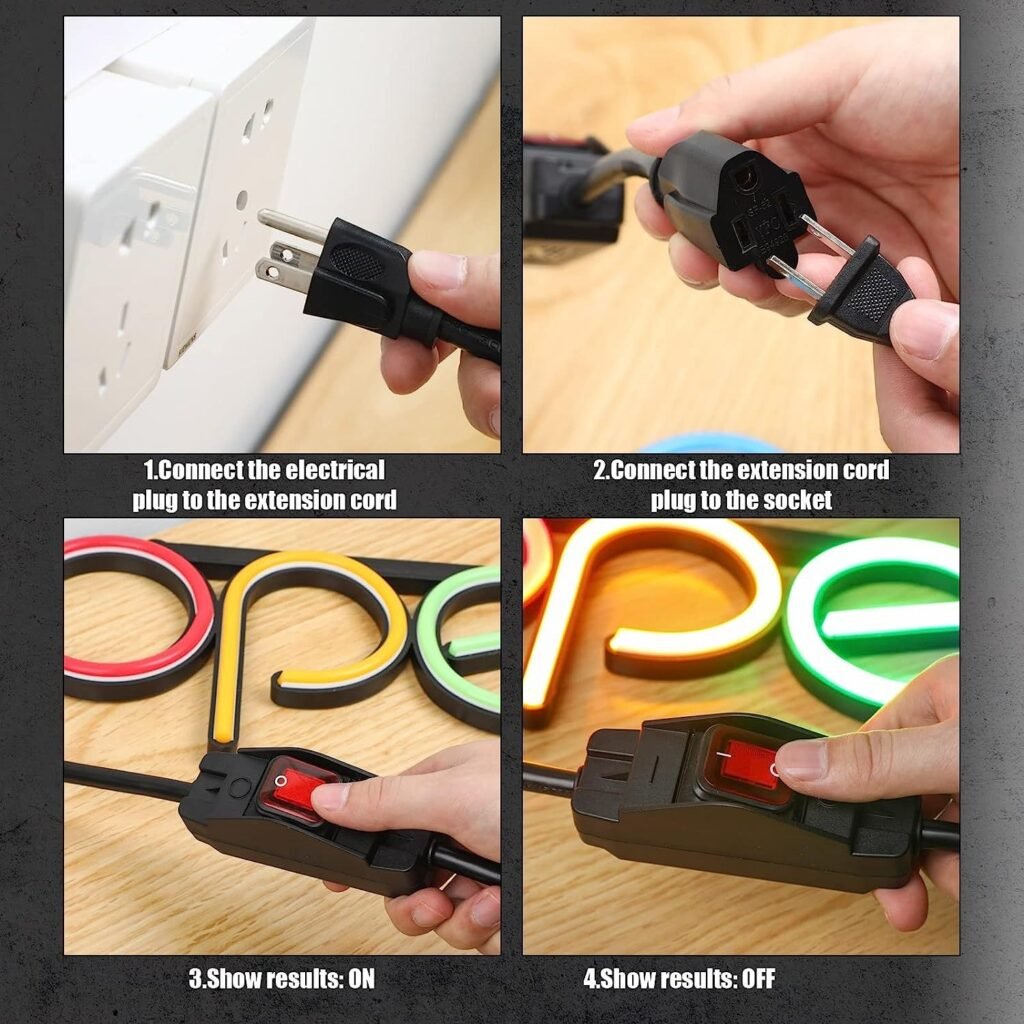 3 Prong Outdoor Extension Cord Waterproof PVC Switch 1875W Heavy Duty 14/3 SJT - MR-SW-03