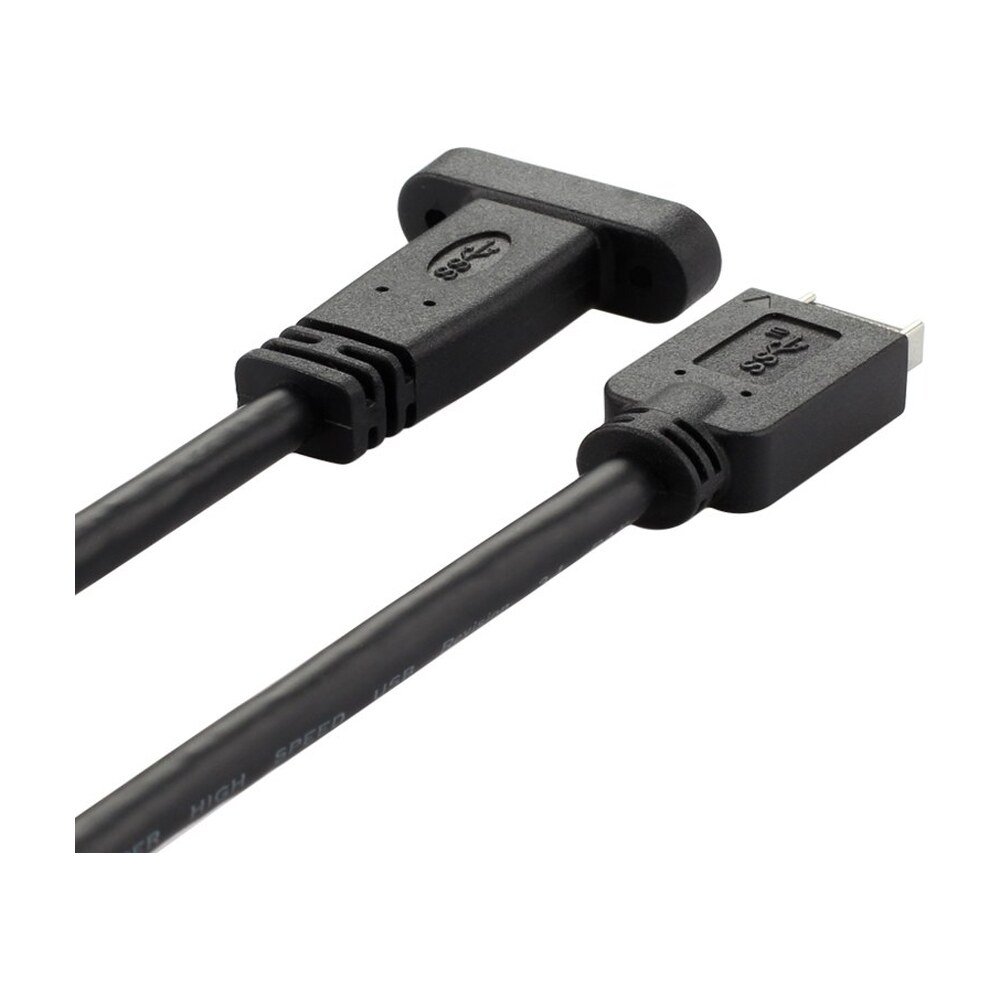 USB 3.1 Gen 2 10Gbps 20-Pin Header to USB-C Panel Cable - MR-USB-01