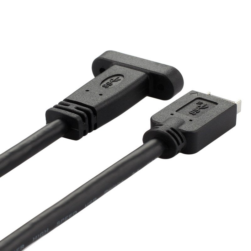 USB 3.1 Gen 2 10Gbps 20-Pin Header to USB-C Panel Cable - MR-USB-01