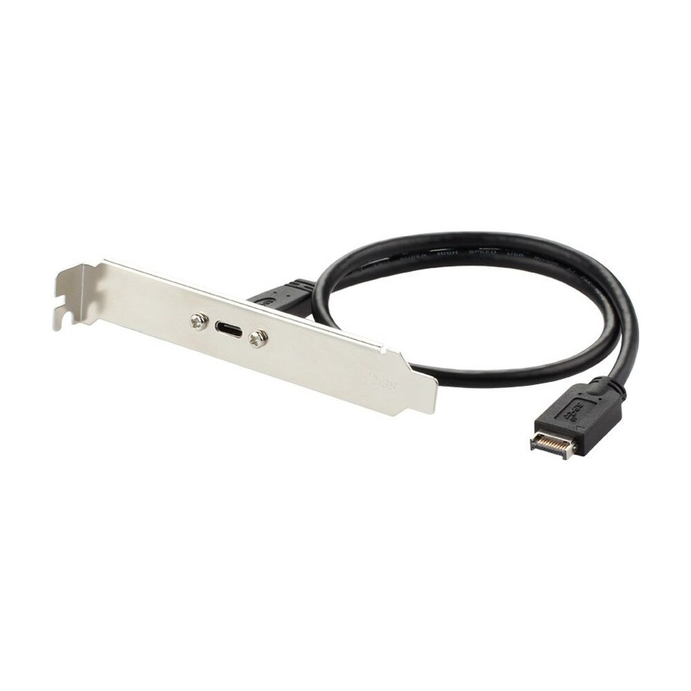 USB 3.1 Gen 2 10Gbps 20-Pin Header to USB-C Panel Cable - MR-USB-01