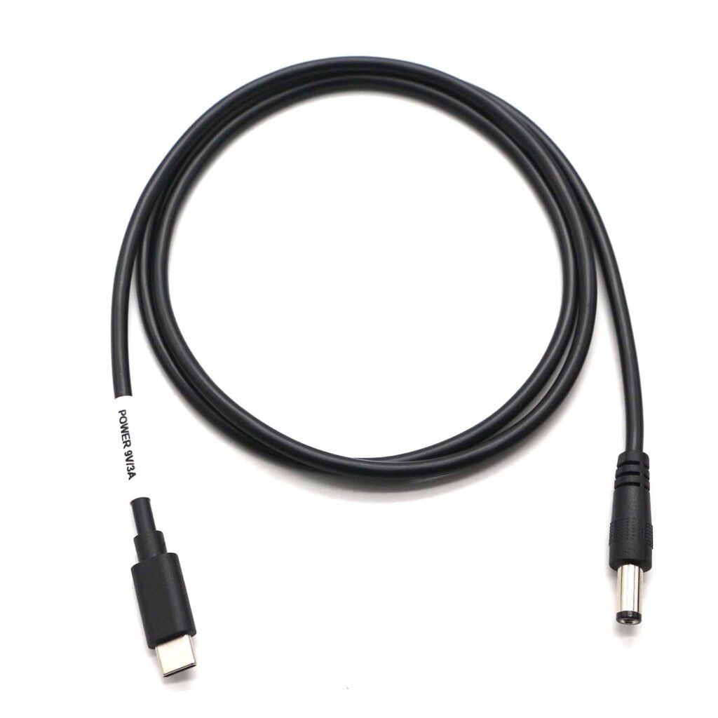 USB Type-C Male to DC 5.5 x 2.1mm PD Trigger Cable, 3A - MR-USB-04