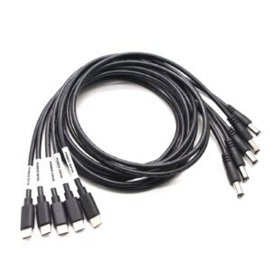 USB Type-C Male to DC 5.5 x 2.1mm PD Trigger Cable, 3A - MR-USB-04