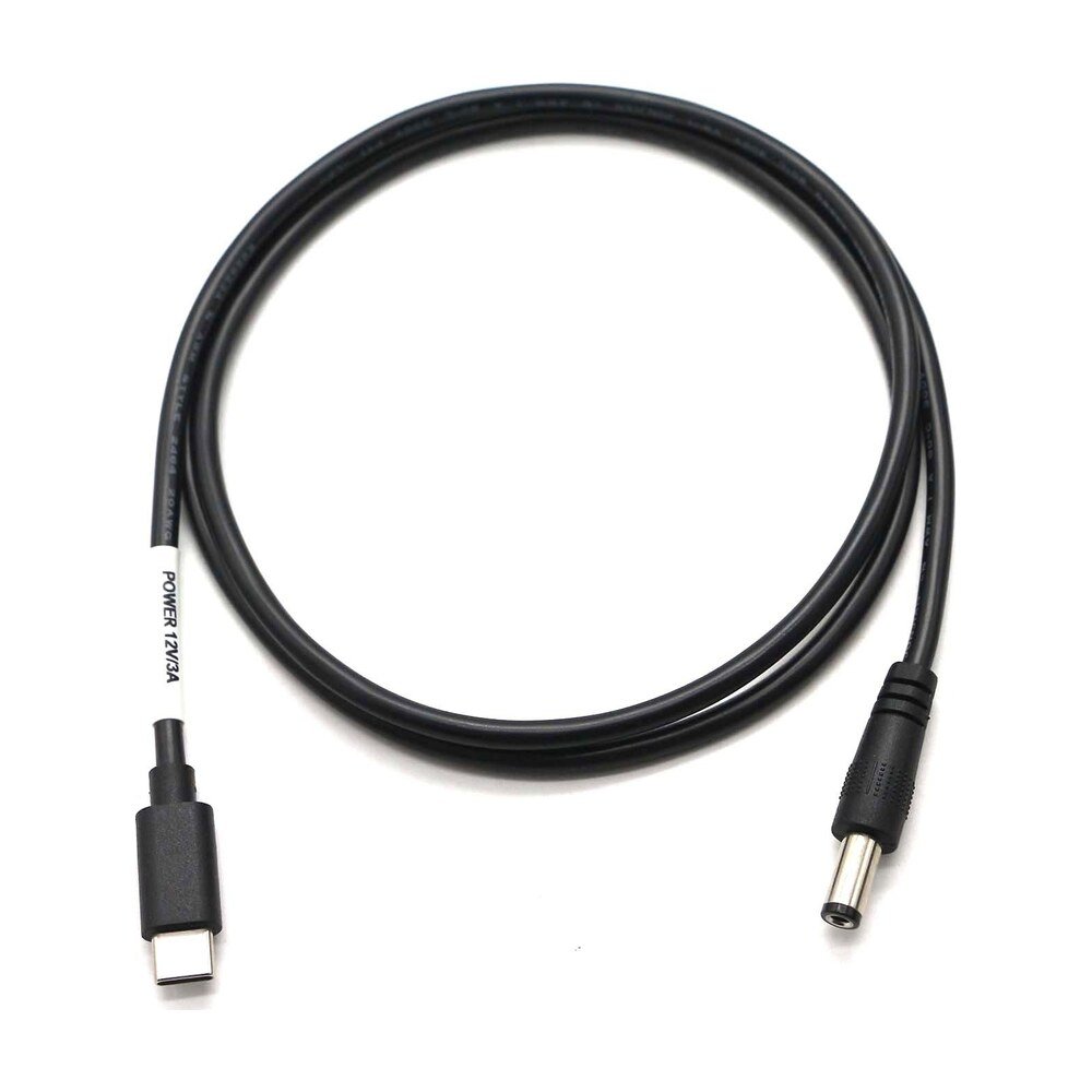 USB Type-C Male to DC 5.5 x 2.1mm PD Trigger Cable, 3A - MR-USB-04
