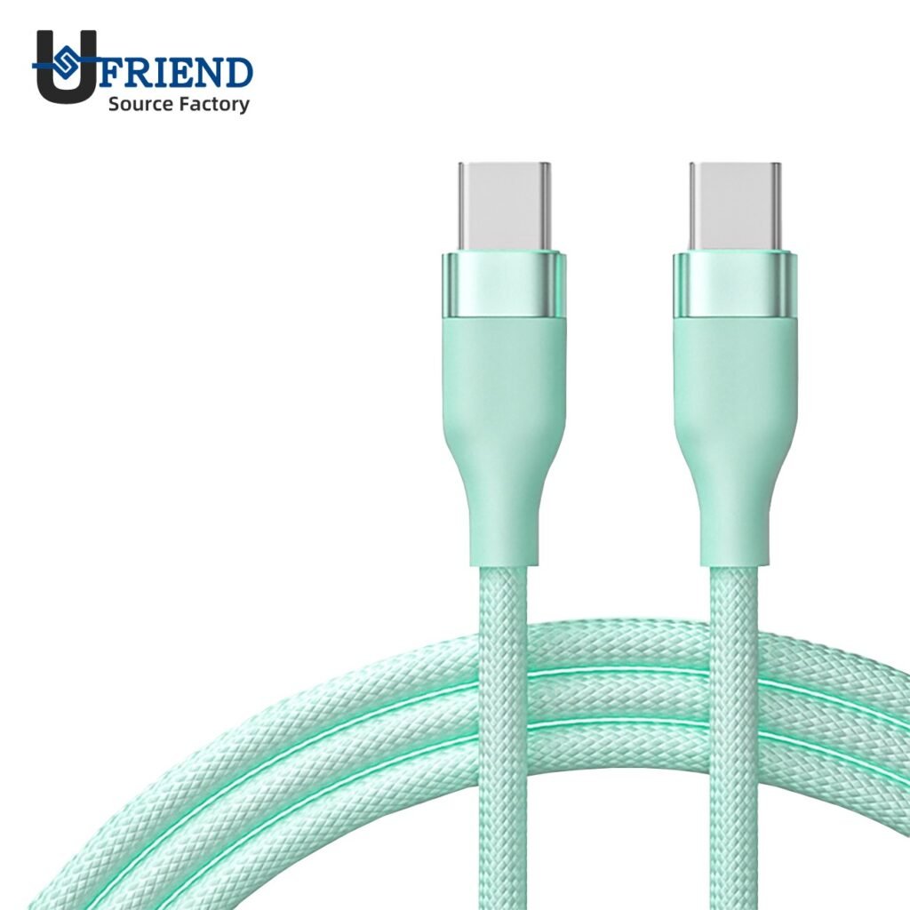USB-C to USB-C 100W PD E-Marker Nylon Braided Cable - MR-USB-05