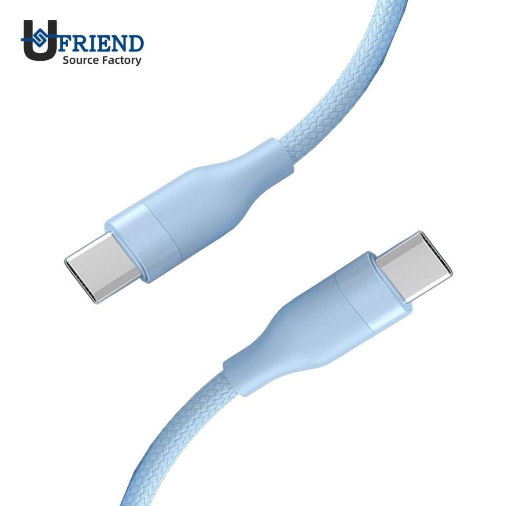 USB-C to USB-C 100W PD E-Marker Nylon Braided Cable - MR-USB-05