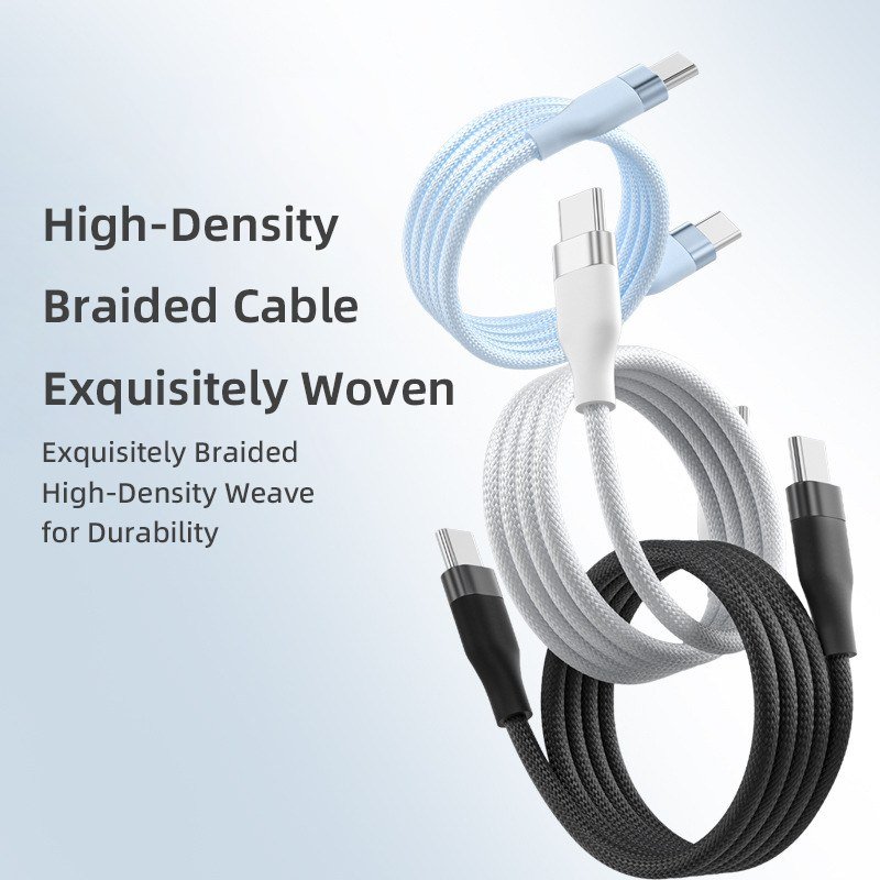 USB-C to USB-C 100W PD E-Marker Nylon Braided Cable - MR-USB-05