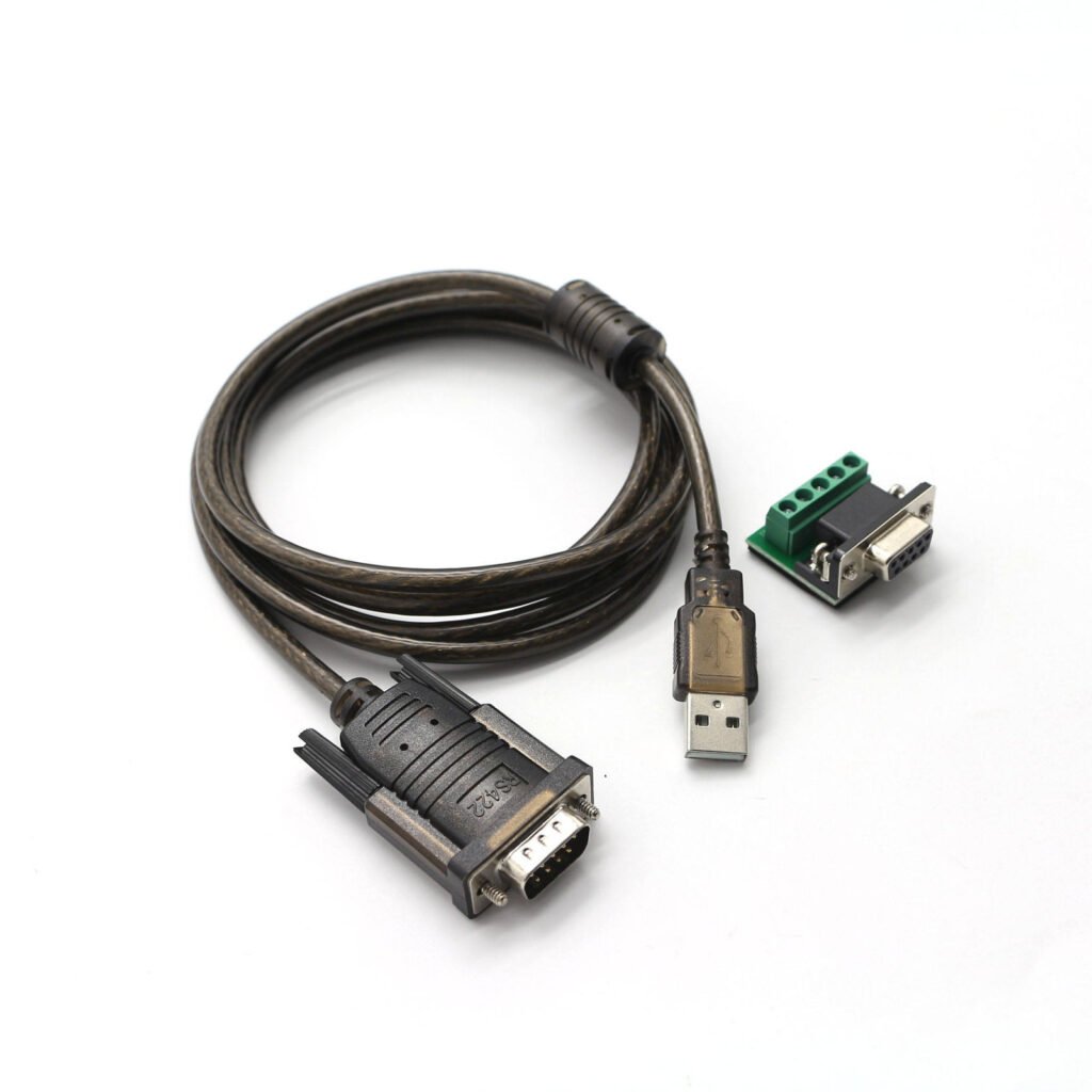MR-USB-232-422-DB9 USB to RS232 and RS422 Serial Cable, DB9 Male or Female, Ferrite Ring