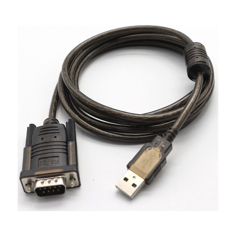 MR-USB-232-422-DB9 USB to RS232 and RS422 Serial Cable, DB9 Male or Female, Ferrite Ring