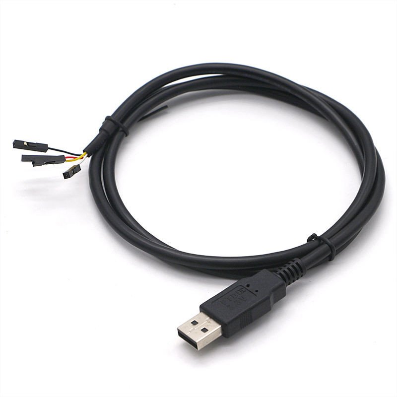 MR-USB-TTL-H6 USB to TTL Serial Cable, 6-Way Header, 5V / 3.3V / 1.8V, VCC-TXD-RXD-GND with CTS and RTS