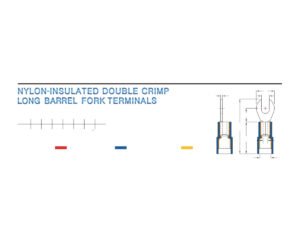 Electrical Terminals — dimensioned outline drawing