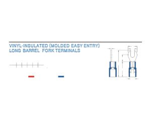 Electrical Terminals — dimensioned outline drawing
